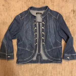 White House Black Market Lightweight Denim Jacket - Size Medium